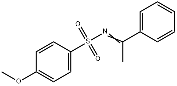 Benzenesulfonamide, 4-methoxy-N-(1-phenylethylidene)- Structure