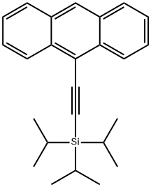 Anthracene, 9-[2-[tris(1-methylethyl)silyl]ethynyl]- Structure