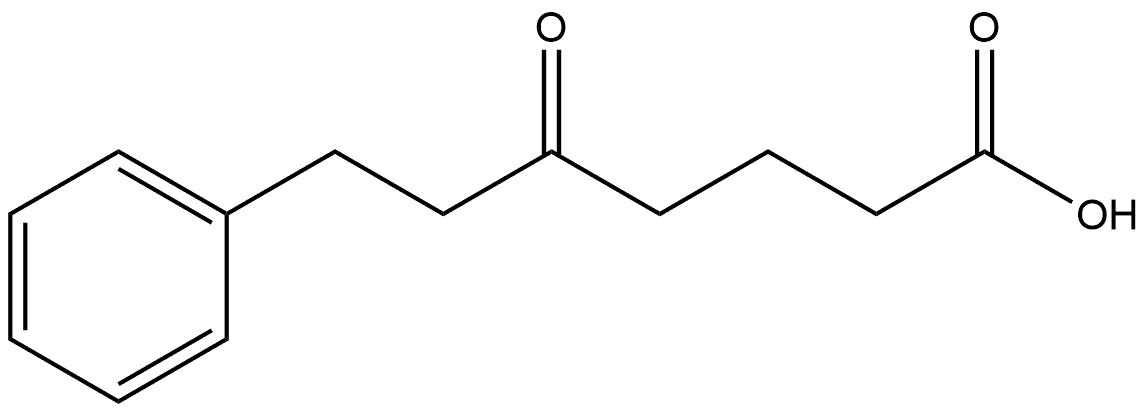 5-oxo-7-phenylheptanoic acid Structure