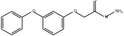 Acetic acid, 2-(3-phenoxyphenoxy)-, hydrazide Structure