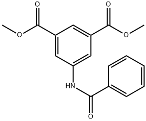 1,3-Dimethyl 5-benzamidobenzene-1,3-dicarboxylate Structure