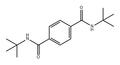 1,4-Benzenedicarboxamide, N1,N4-bis(1,1-dimethylethyl)- Structure