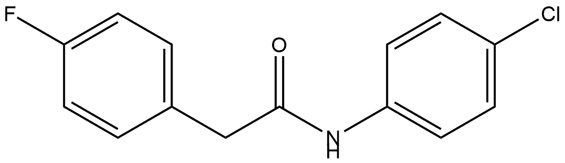 N-(4-Chlorophenyl)-4-fluorobenzeneacetamide Structure