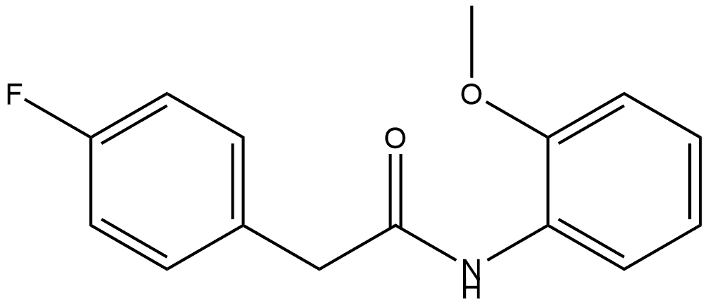 4-Fluoro-N-(2-methoxyphenyl)benzeneacetamide Structure