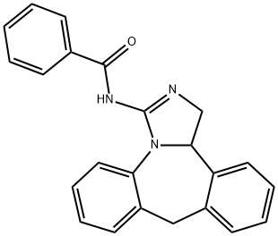 Benzamide, N-(9,13b-dihydro-1H-dibenz[c,f]imidazo[1,5-a]azepin-3-yl)- Structure