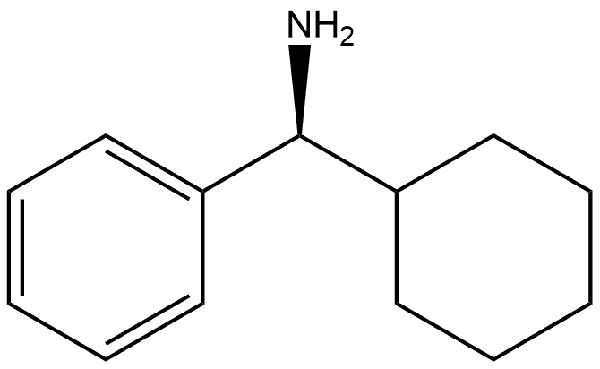 Benzenemethanamine, α-cyclohexyl-, (αS)- 구조식 이미지