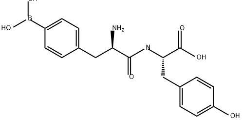 L-Tyrosine, 4-borono-D-phenylalanyl- (9CI) Structure