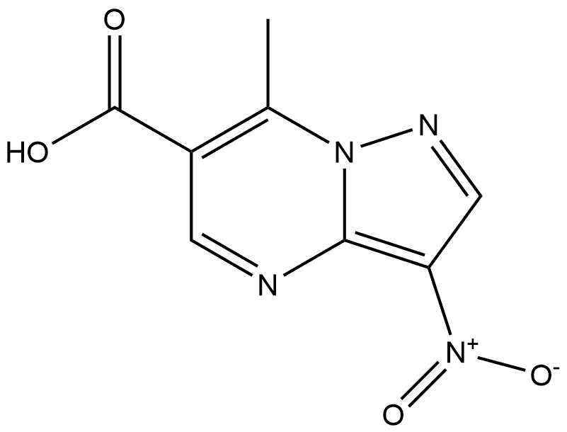 7-methyl-3-nitropyrazolo[1,5-a]pyrimidine-6-carboxylic acid Structure