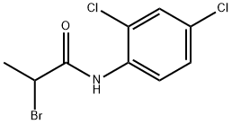 Propanamide, 2-bromo-N-(2,4-dichlorophenyl)- Structure