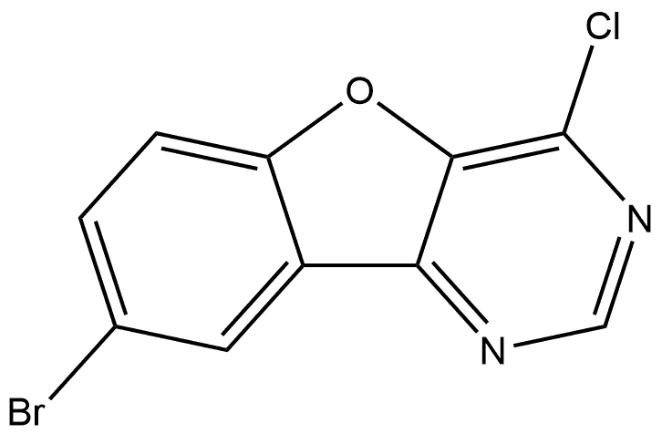 8-Bromo-4-chlorobenzofuro3,2-dpyrimidine Structure