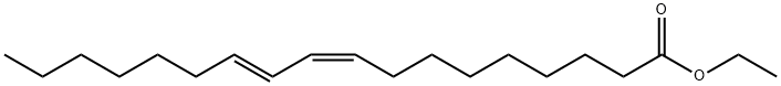 9,11-Octadecadienoic acid, ethyl ester, (9Z,11E)- Structure