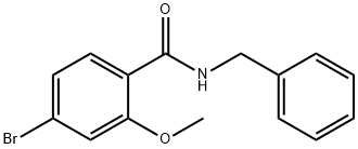 N-Benzyl-4-bromo-2-methoxybenzamide Structure