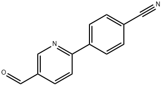 4-(5-Formylpyridin-2-yl)benzonitrile Structure