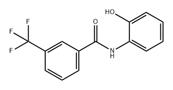 Benzamide, N-(2-hydroxyphenyl)-3-(trifluoromethyl)- 구조식 이미지