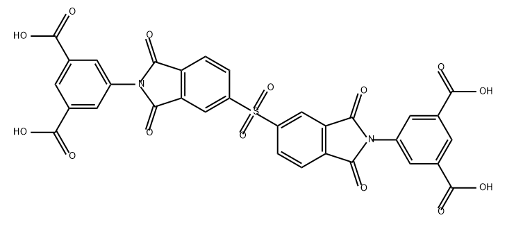 1,3-Benzenedicarboxylic acid, 5,5'-[sulfonylbis(1,3-dihydro-1,3-dioxo-2H-isoindole-5,2-diyl)]bis- (9CI) 구조식 이미지