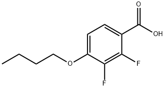 4-Butoxy-2,3-difluorobenzoic acid Structure