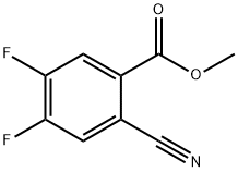 Benzoic acid, 2-cyano-4,5-difluoro-, methyl ester 구조식 이미지
