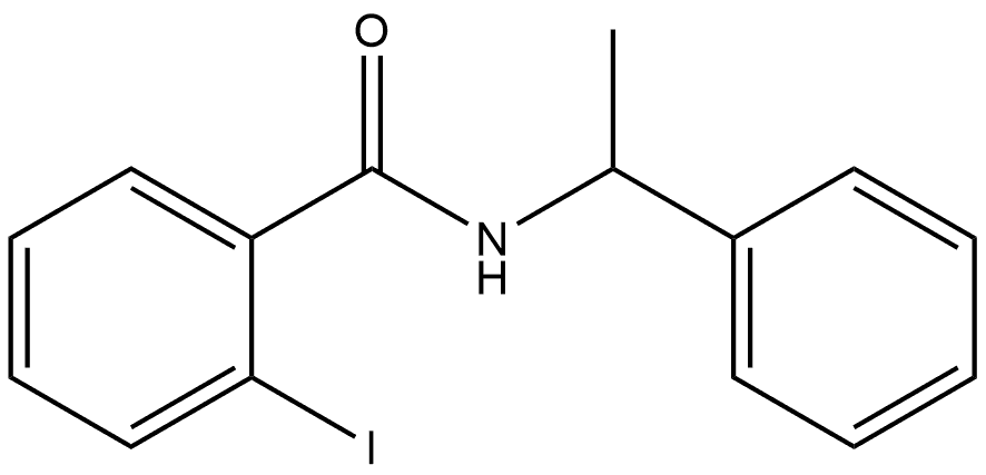 2-Iodo-N-(1-phenylethyl)benzamide Structure