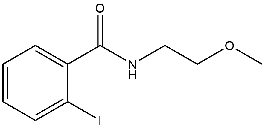 2-Iodo-N-(2-methoxyethyl)benzamide Structure