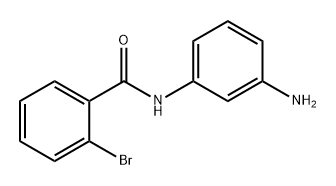 Benzamide, N-(3-aminophenyl)-2-bromo- Structure