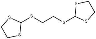 1,3-Dithiolane, 2,2'-[1,2-ethanediylbis(thio)]bis- Structure