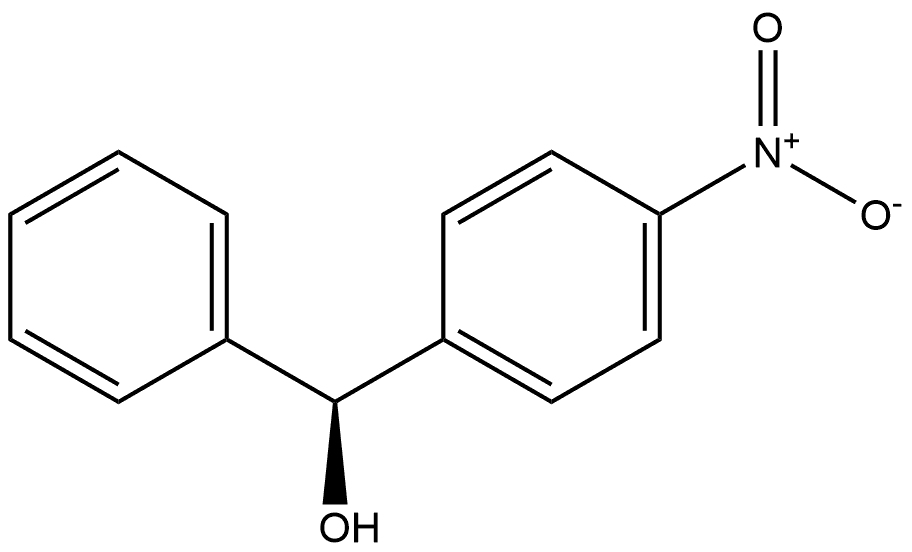 Benzenemethanol, 4-nitro-α-phenyl-, (αS)- 구조식 이미지
