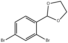 1,3-Dioxolane, 2-(2,4-dibromophenyl)- Structure