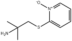 2-Propanamine,2-methyl-1-[(1-oxido-2-pyridinyl)thio]-(9CI) Structure