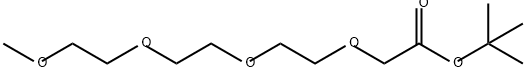 3,6,9,12-Tetraoxatridecanoic acid, 1,1-dimethylethyl ester Structure