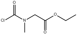 ethyl 2-[(chlorocarbonyl)(methyl)amino]acetate Structure