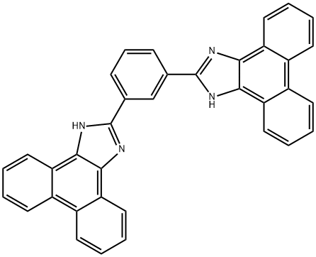 1H-Phenanthro[9,10-d]imidazole, 2,2'-(1,3-phenylene)bis- (9CI) Structure