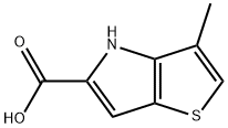 4H-Thieno[3,2-b]pyrrole-5-carboxylic acid, 3-methyl- Structure