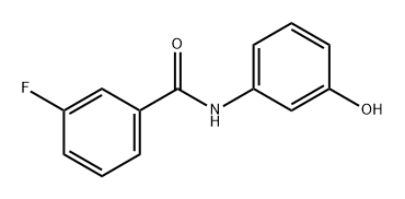 Benzamide, 3-fluoro-N-(3-hydroxyphenyl)- Structure