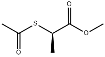 Propanoic acid, 2-(acetylthio)-, methyl ester, (R)- (9CI) Structure