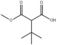 Propanedioic acid, 2-(1,1-dimethylethyl)-, 1-methyl ester Structure