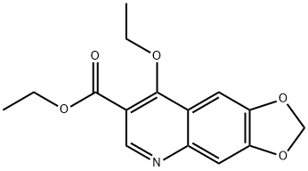 Ethyl 8-ethoxy-2H-[1,3]dioxolo[4,5-G]quinoline-7-carboxylate 구조식 이미지
