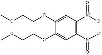 Benzene, 1,2-bis(2-methoxyethoxy)-4,5-dinitro- Structure