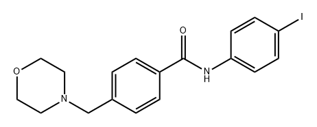 Benzamide, N-(4-iodophenyl)-4-(4-morpholinylmethyl)- Structure
