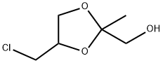 1,3-Dioxolane-2-methanol, 4-(chloromethyl)-2-methyl- Structure