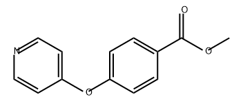 Benzoic acid, 4-(4-pyridinyloxy)-, methyl ester Structure