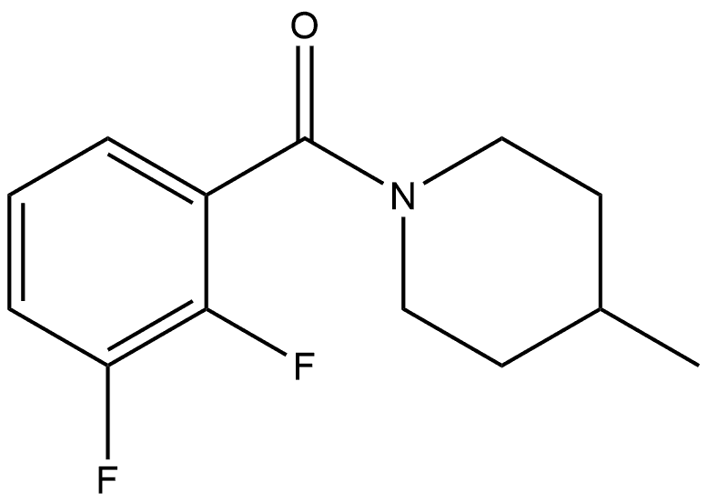 (2,3-Difluorophenyl)(4-methyl-1-piperidinyl)methanone Structure