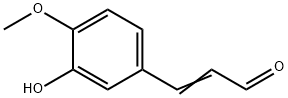 2-Propenal, 3-(3-hydroxy-4-methoxyphenyl)- Structure