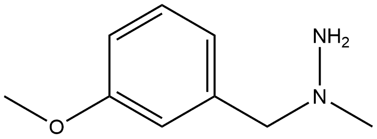 1-(3-Methoxybenzyl)-1-methylhydrazine Structure