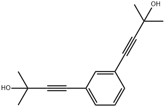 3-Butyn-2-ol, 4,4'-(1,3-phenylene)bis[2-methyl- Structure