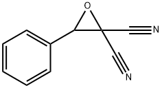 2,2-Oxiranedicarbonitrile, phenyl- 구조식 이미지