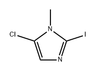 1H-Imidazole, 5-chloro-2-iodo-1-methyl- 구조식 이미지