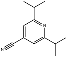 4-Pyridinecarbonitrile, 2,6-bis(1-methylethyl)- Structure