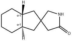 Spiro[2H-indene-2,3-pyrrolidin]-5-one, octahydro-, (3aR,6aR)-rel- (9CI) Structure