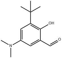 Benzaldehyde, 5-(dimethylamino)-3-(1,1-dimethylethyl)-2-hydroxy- Structure