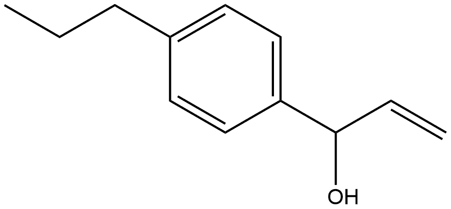 α-Ethenyl-4-propylbenzenemethanol Structure